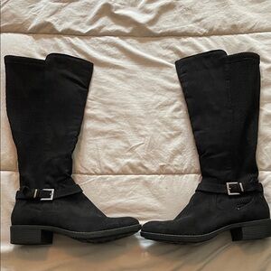 Style & Co. Black Over the Knee Boots